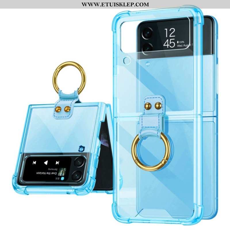 Etui do Samsung Galaxy Z Flip 4 Etui Folio Barwione Pierścieniem Gkk